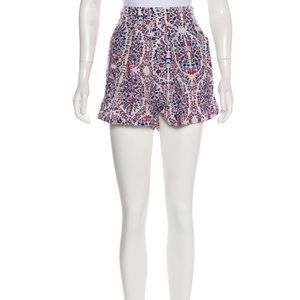 Rebecca Taylor silk mini shorts